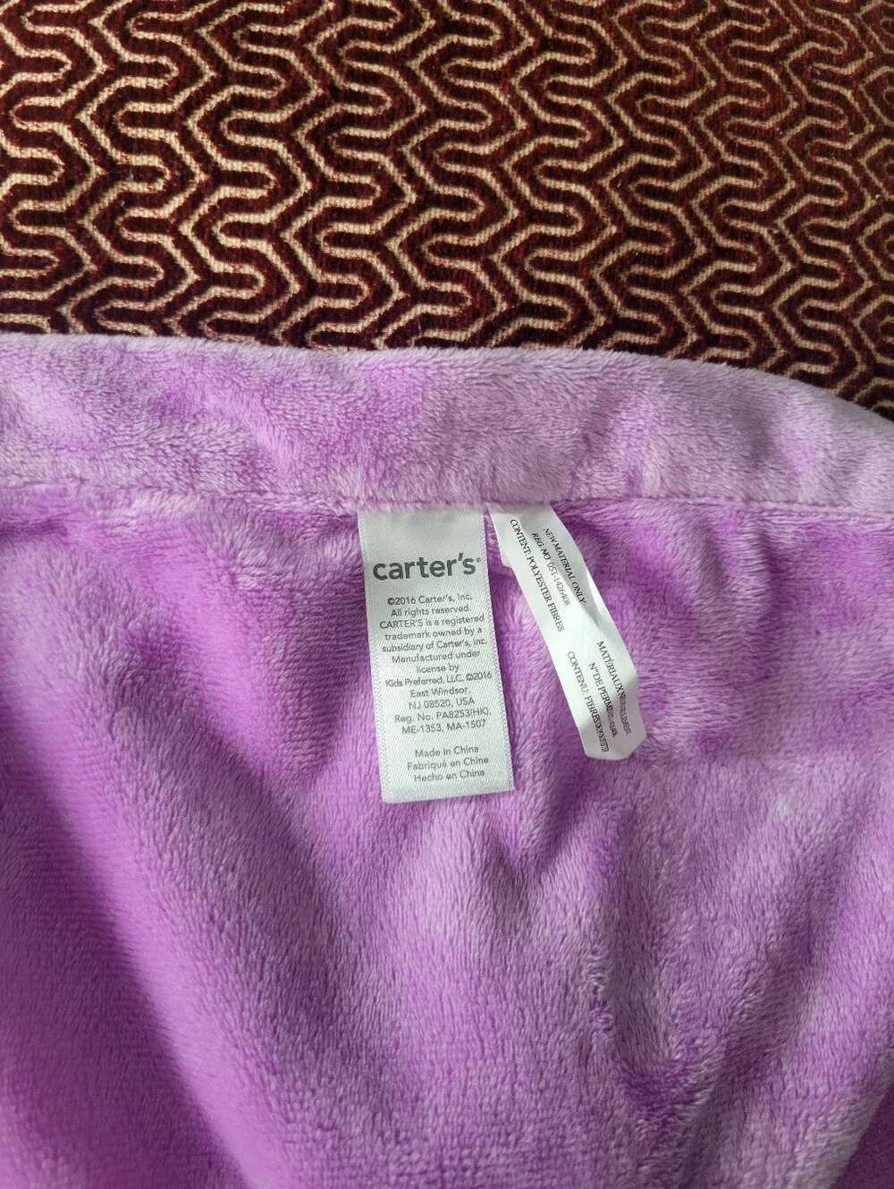 Carters soft plush